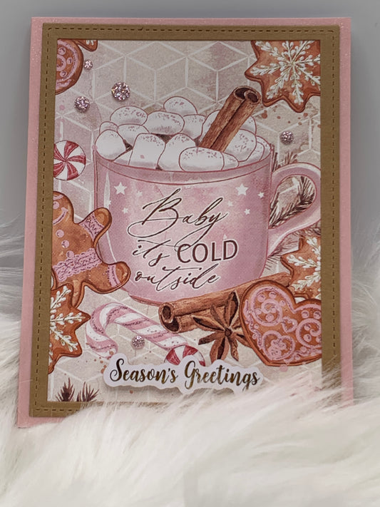 Baby it's Cold Outside Christmas Card